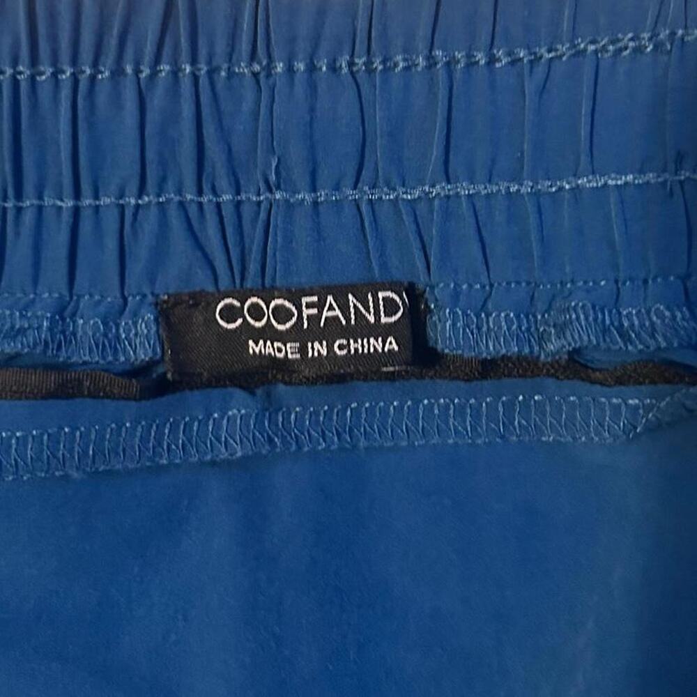 Blue Coofand shorts Men's medium Lightweight - Picture 2 of 3